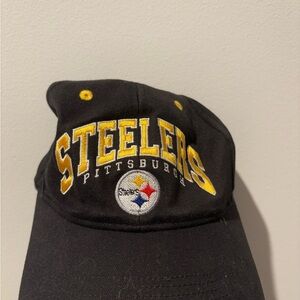 Vintage Pittsburgh Steelers Black and Gold Hat